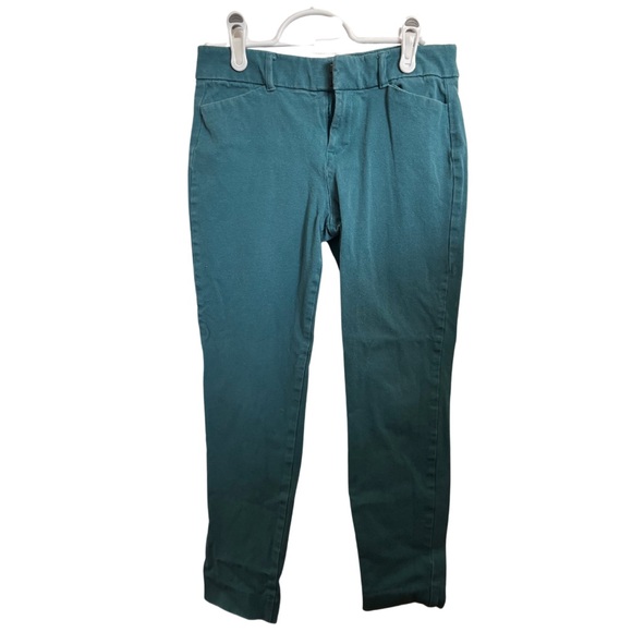 Old Navy Pixie Ankle Pants, Teal, Size 2 - Picture 1 of 8
